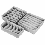 3Pcs Sock Bra Underwear Closet Drawer Organizer Storage